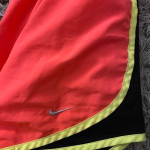 Neon Pink & Yellow Nike DriFit Shorts